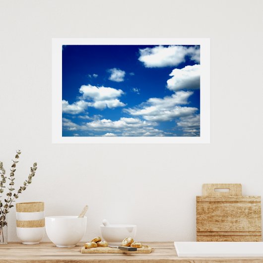 Blue Skies Poster (Küche)