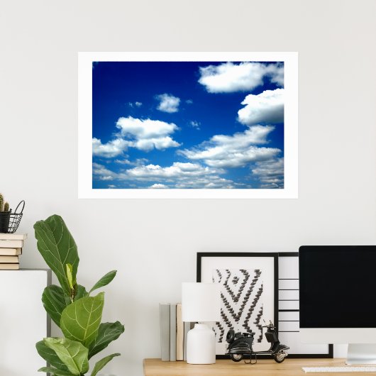 Blue Skies Poster (Heimbüro)