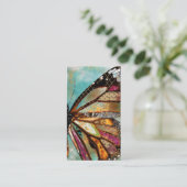 Blue-Skins-Schmetterlingskarte Visitenkarte (Stehend Vorderseite)