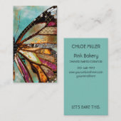 Blue-Skins-Schmetterlingskarte Visitenkarte (Vorne/Hinten)