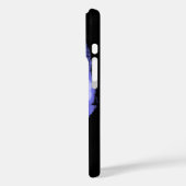 Blue Skull Pop Art Fantasy Case-Mate iPhone Hülle (Rückseite / Links)