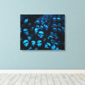 Blue Skulls Leinwand (Insitu (Holzboden))