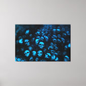 Blue Skulls Leinwand (Vorderseite)