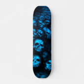 Blue skulls-Skateboard Skateboard (Vorne)
