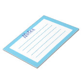Blue Sky 11" x 8,5" Notepad - 40 Seiten Notizblock (angewinkelt)