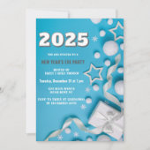 Blue Sky 2025 Neujahrsfest Einladung (Vorderseite)