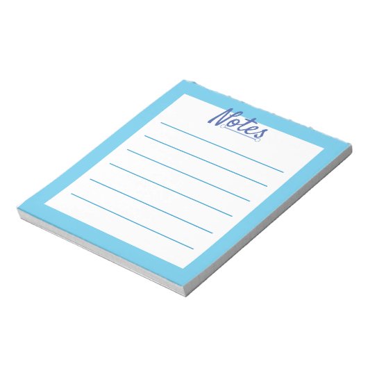 Blue Sky 5.5" x 6" Notepad - 40 Seiten Notizblock (Rotiert)