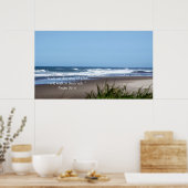 Blue Sky and Beach Print w/Scripture Verse Poster (Küche)