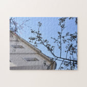 Blue Sky and Cherry Blossoms, Chelsea, London UK Puzzle (Horizontal)