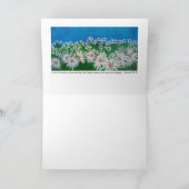 BLUE SKY AND DAISIES KARTE (Innenseite)