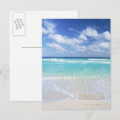 Blue sky and sea 13 postkarte (Vorne/Hinten)