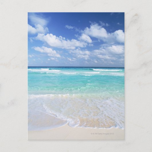 Blue sky and sea 13 postkarte (Vorderseite)