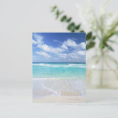 Blue sky and sea 13 postkarte (Stehend Vorderseite)