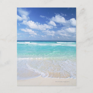 Blue sky and sea 13 postkarte