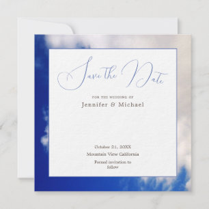 Blue Sky Art Fotografie Professioneller Minimalist Save The Date