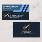 Blue Sky - Aufwärtstrend bei der Luftfahrtleitung Visitenkarte (Vorne/Hinten)