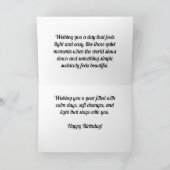 Blue Sky & Autumn Folies - Custom Birthday Card Karte (Innenseite)