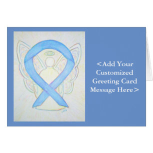 Blue Sky Awareness Ribbon Angel Cards