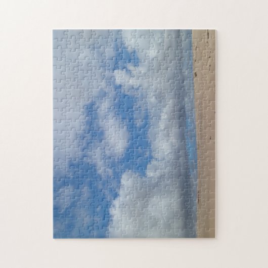 Blue Sky Beach Scene Puzzle (Vertikal)