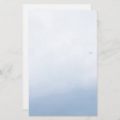 Blue Sky Birds Briefpapier (Vorne/Hinten)