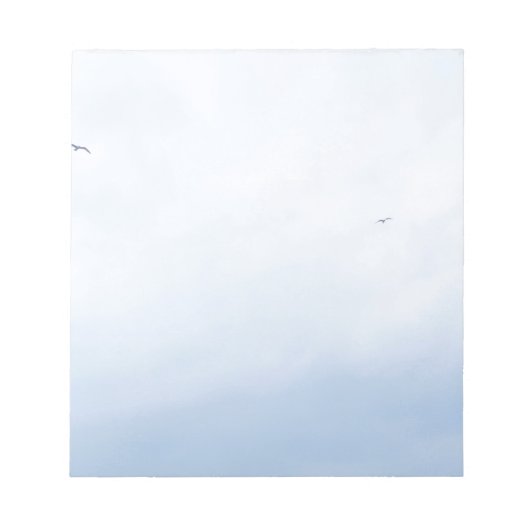 Blue Sky Birds Notizblock (Vorderseite)