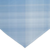 Blue Sky Blue und White Kariert Kurzer Tischläufer (Ecke)