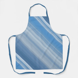 Blue Sky Blue und White Strip Schürze