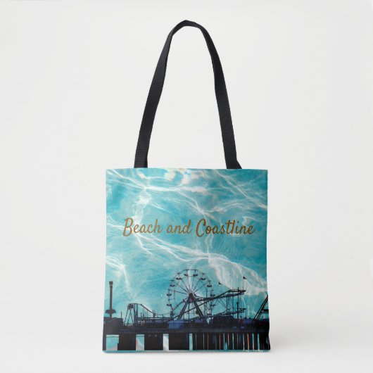 Blue Sky Boardwalk Tasche (Vorderseite)