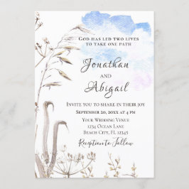 Blue Sky Botanical Garden Lässige Christliche Hoch Einladung