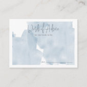 Blue Sky Cloud 9 Brautparty Beratung Begleitkarte (Vorderseite)