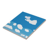 Blue Sky Cloud Fliese (Seite)