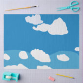 Blue Sky Cloud Seidenpapier (Basteln)