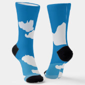 Blue Sky Cloud Socken (Gewinkelt)