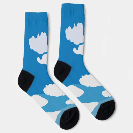 Blue Sky Cloud Socken (Rechts)