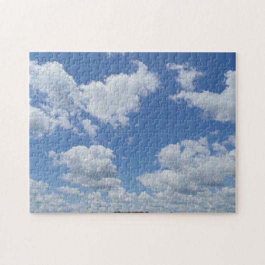 Blue Sky Clouds Creative Pattern Jigsaw Puzzle (Horizontal)