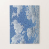 Blue Sky Clouds Creative Pattern Jigsaw Puzzle (Vertikal)
