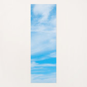 Blue Sky Clouds Design Template Elegante Fitness Yogamatte (Vorderseite)