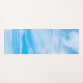 Blue Sky Clouds Design Template Elegante Fitness Yogamatte (Vorderseite (Horizontal))