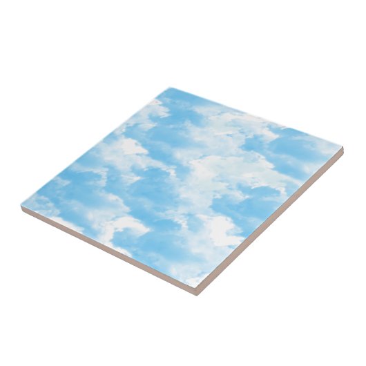 Blue Sky Clouds Fliese (Seite)