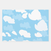 Blue Sky Clouds Geschenkpapier Set (Vorderseite 3)