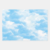 Blue Sky Clouds Geschenkpapier Set (Vorderseite 2)
