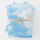 Blue Sky Clouds Geschenkpapier Set (Beispiel)
