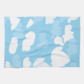 Blue Sky Clouds Geschirrtuch (Horizontal)