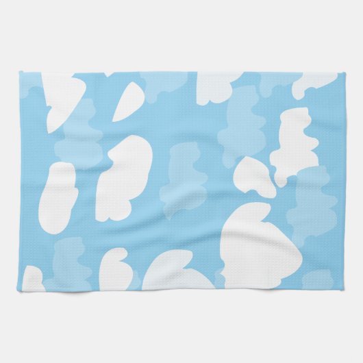 Blue Sky Clouds Geschirrtuch (Horizontal)