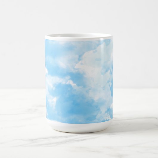 Blue Sky Clouds Kaffeetasse (Mittel)