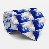 Blue Sky & Clouds Krawatte (Gerollt)