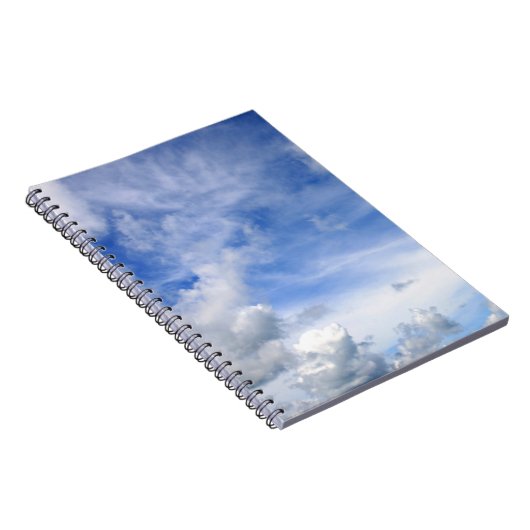 Blue Sky Clouds - Notepad Notizblock (Rechte Seite)
