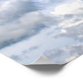 Blue Sky Clouds - Poster (Ecke)