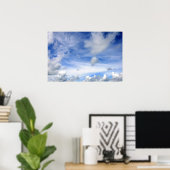 Blue Sky Clouds - Poster (Heimbüro)