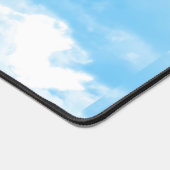 Blue Sky Clouds Schreibtischunterlage (Ecke)